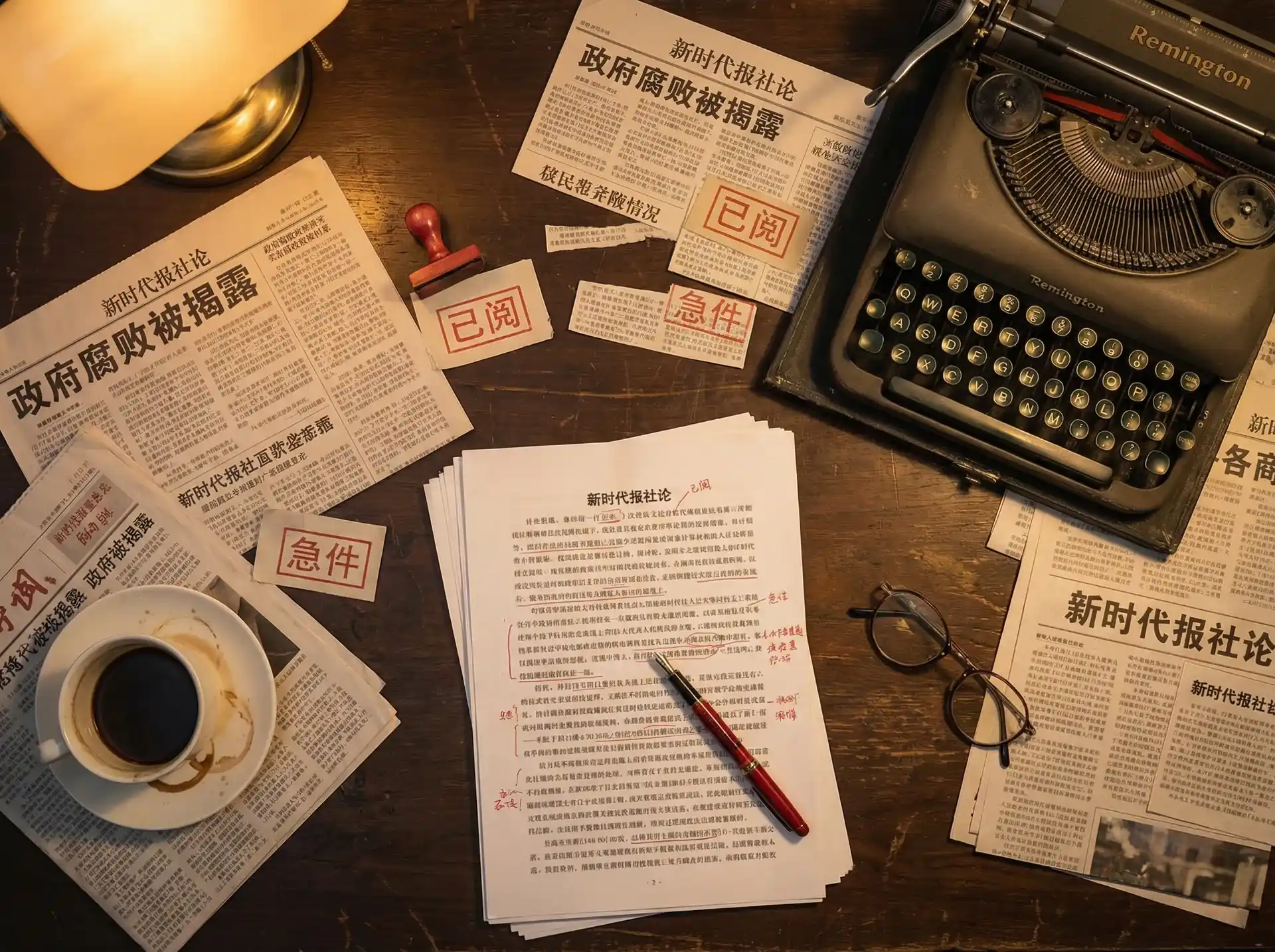 吃瓜51 - 报社编辑部工作场景